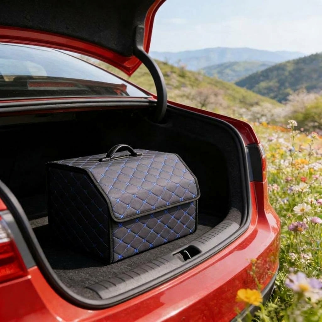 Car trunk folding storage box, multifunctional car storage box, in-car miscellaneous storage box, wholesale supplies