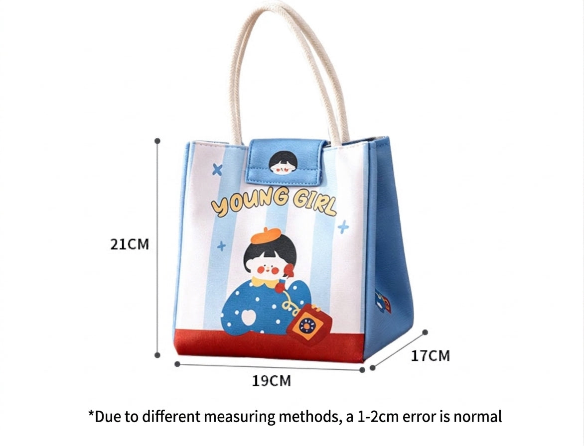 Lunch Box Bag, Large Capacity Handheld