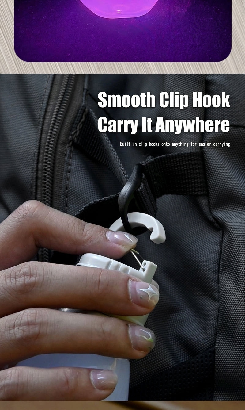 Portable Bottle Cap Light - Gray