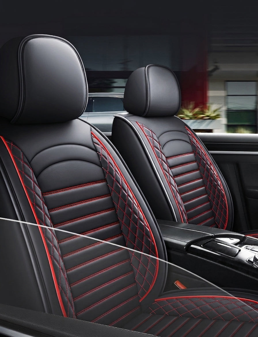 New all-season universal cartoon car seat cushion wholesale, premium feel, full leather, full coverage for small passenger car seat cushions
