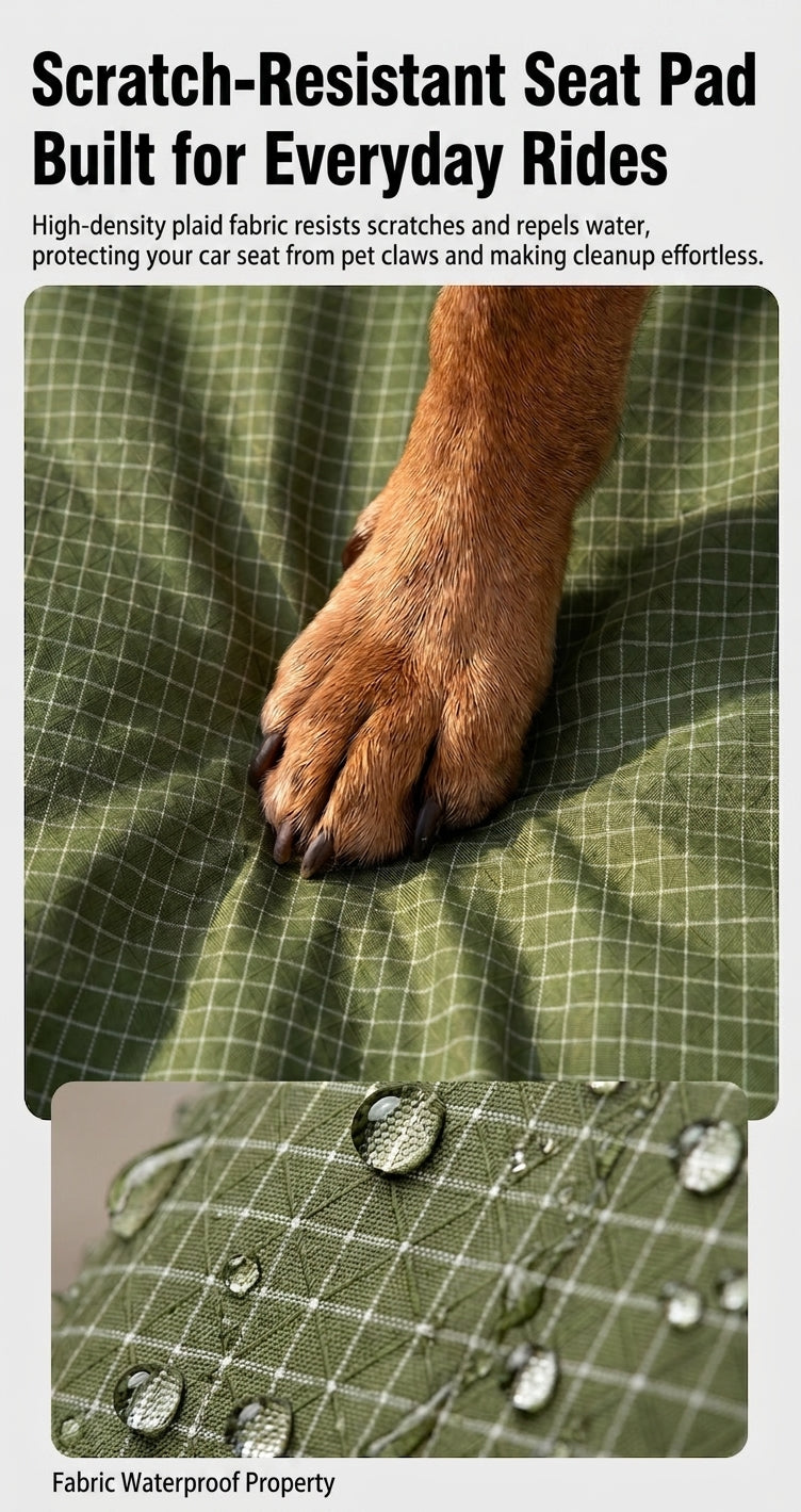 Water-repellent, dirt-resistant, scratch-resistant travel rear car dog bed, convenient for small, medium, and large dog pet supplies dog bed