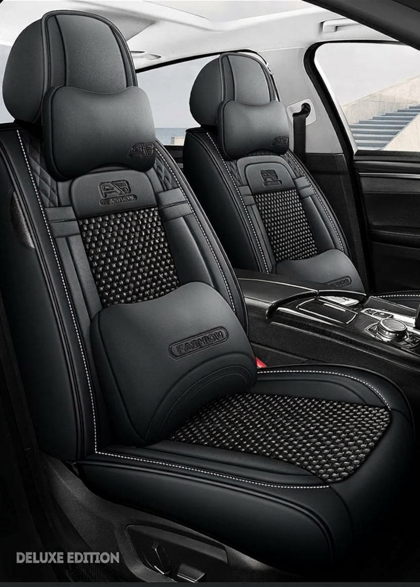 Car seat cushion new all-enclosed special seat cover four seasons universal leather seat cover summer ice silk cartoon seat cushion cover
