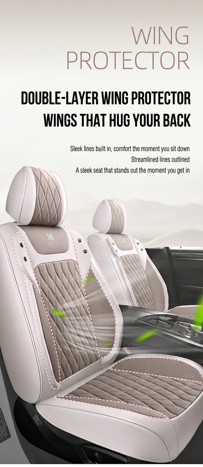 New car seat cushion, all-season universal seat, Nappa leather full-coverage seat cover, small sedan SUV seat cushion manufacturer wholesale