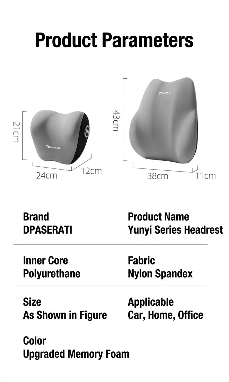 Car headrest neck pillow car aviation grade neck pillow car seat summer driving headrest pillow