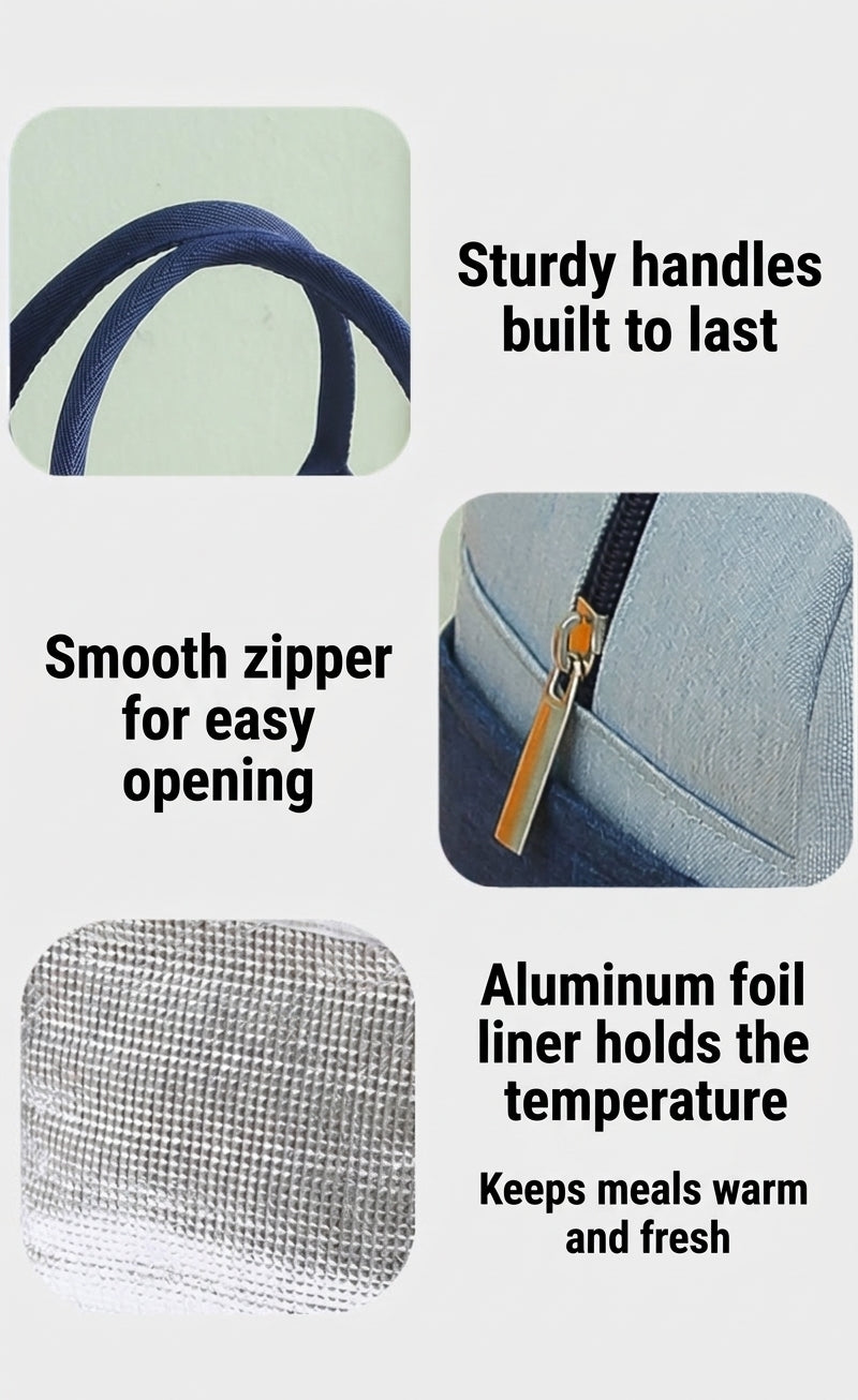 Insulated Lunch Bag - Multiple Colors