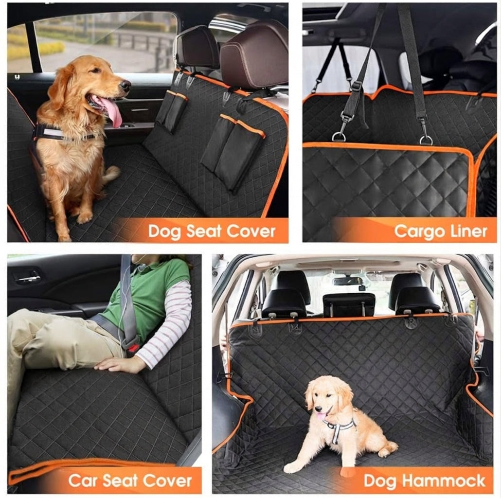 Pet Car Seat Cover Rear Full Coverage Waterproof