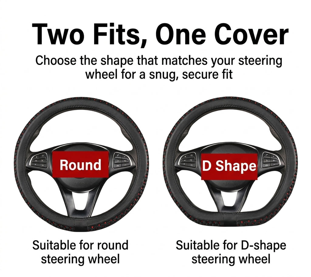 Factory direct sales of Ice Silk breathable non-slip steering wheel covers, all-season universal car handlebar covers, cross-border e-commerce Amazon