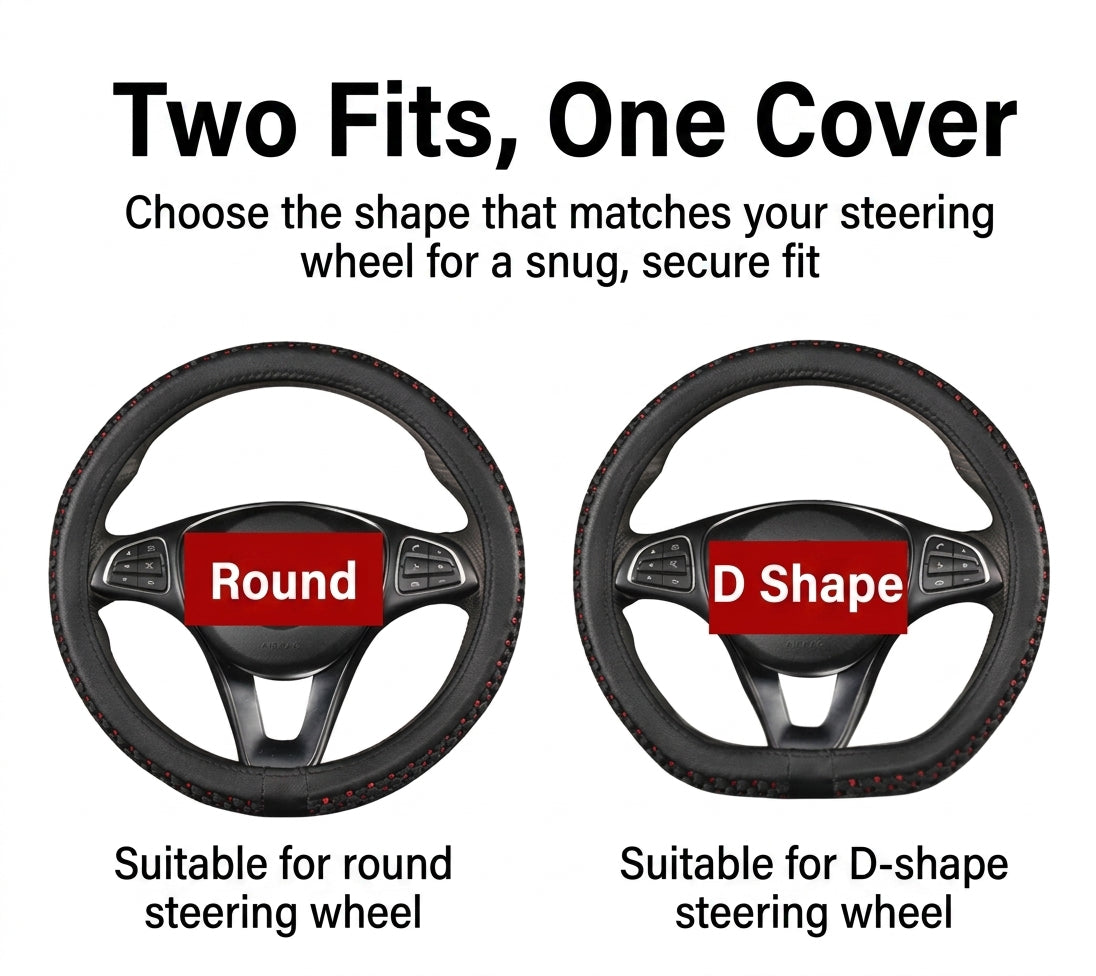 Factory direct sales of Ice Silk breathable non-slip steering wheel covers, all-season universal car handlebar covers, cross-border e-commerce Amazon