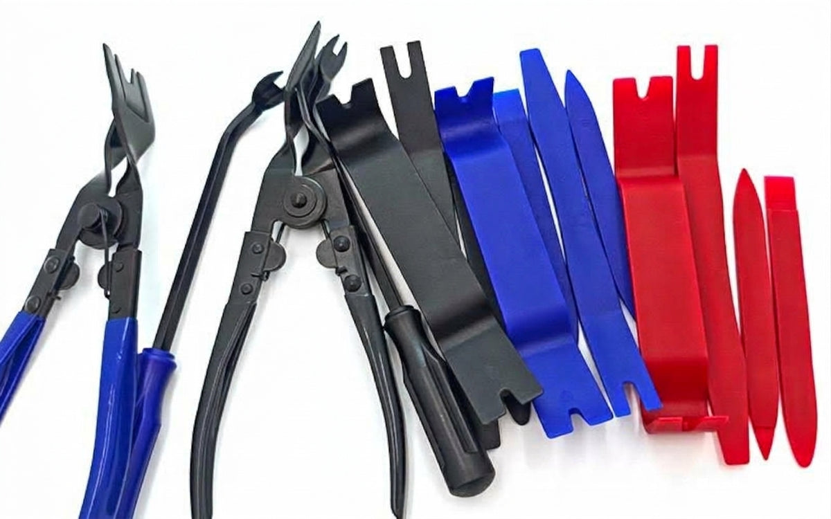 5 pieces, 6 pieces, 7-piece set, car panel car door audio system decoration modification tool, clip screwdriver, pliers, disassembly 3 pieces