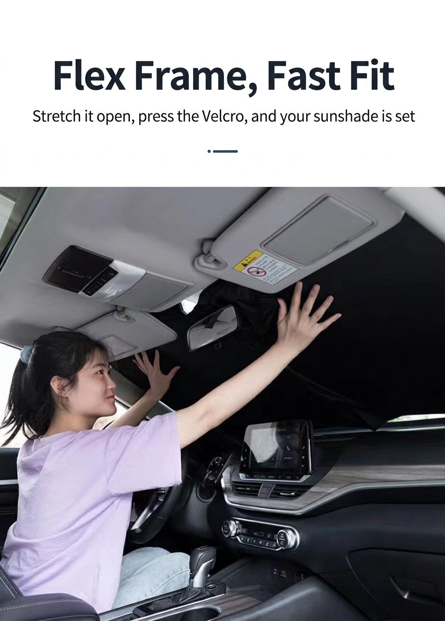Car Sunshade - Fits Sedans & SUVs