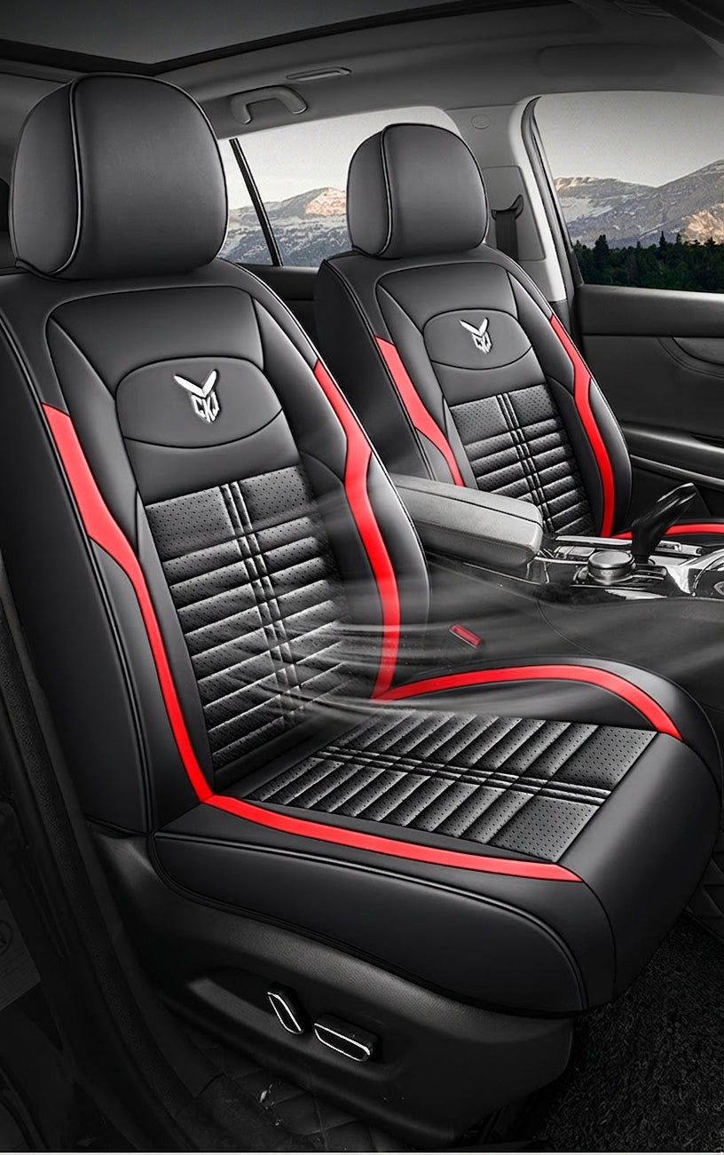 Cross-border car seat cushions with a light luxury, premium feel, all-around car seat cushions, all-season universal, simple, breathable, stain-resistant, and stain-resistant