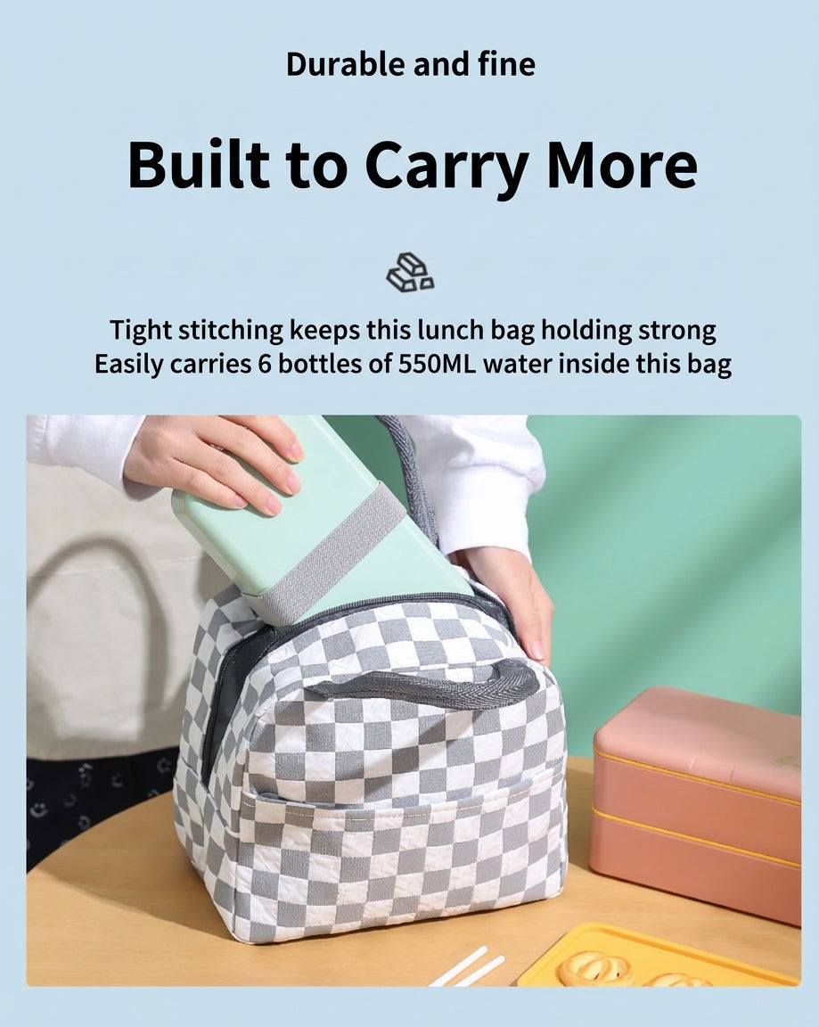 Thermal Lunch Bag, Waterproof Insulated Cooler