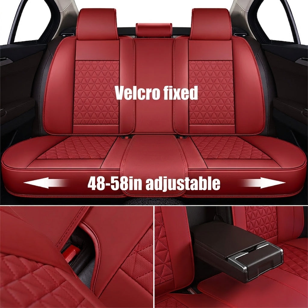 2025 new all-leather fixed lumbar wing Nappa leather car cushion all-season universal full-enveloping seat cover