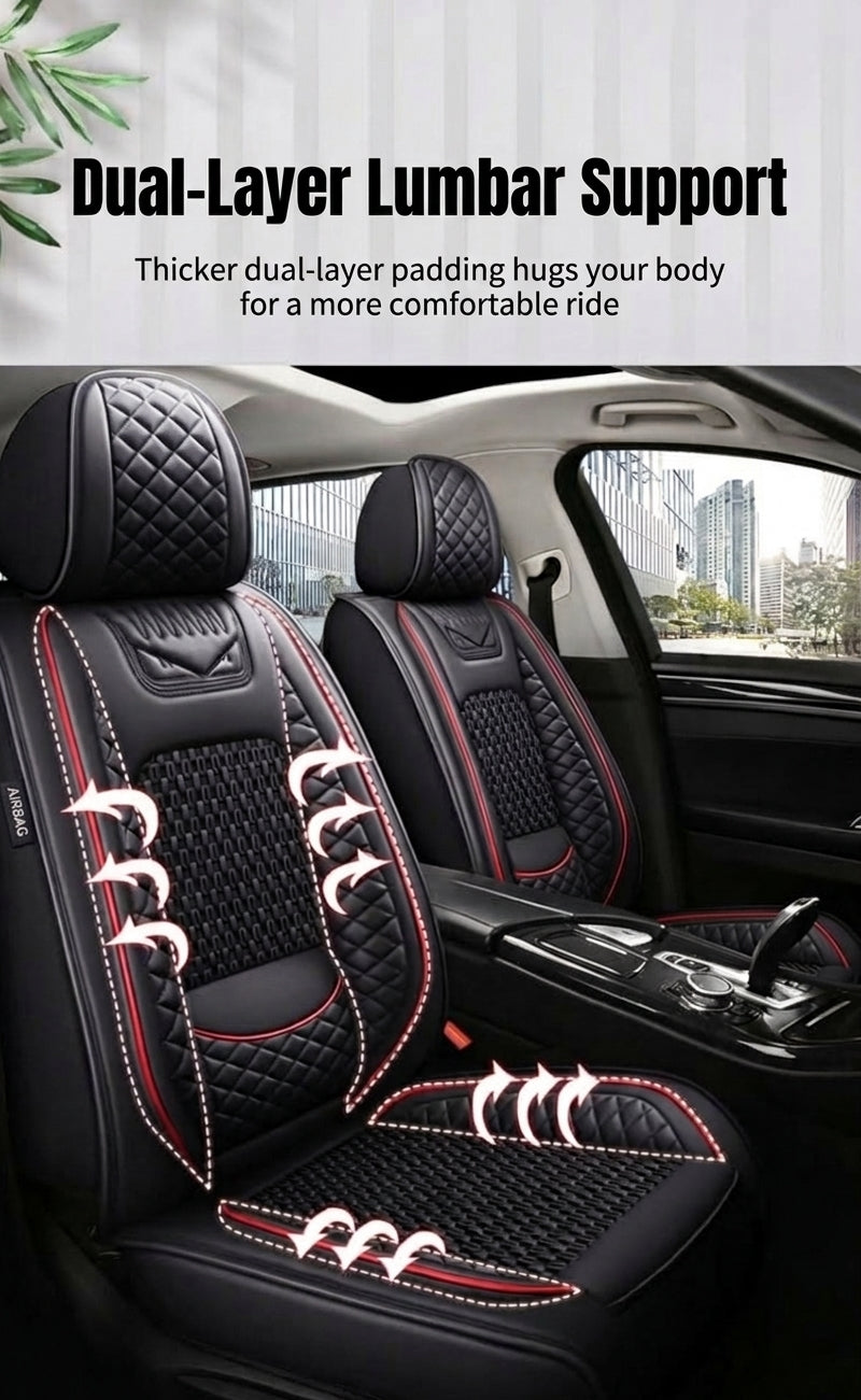 Cross-border foreign trade all-season dedicated seat cover full-coverage car seat cover leather seat cover summer ice silk seat cushion