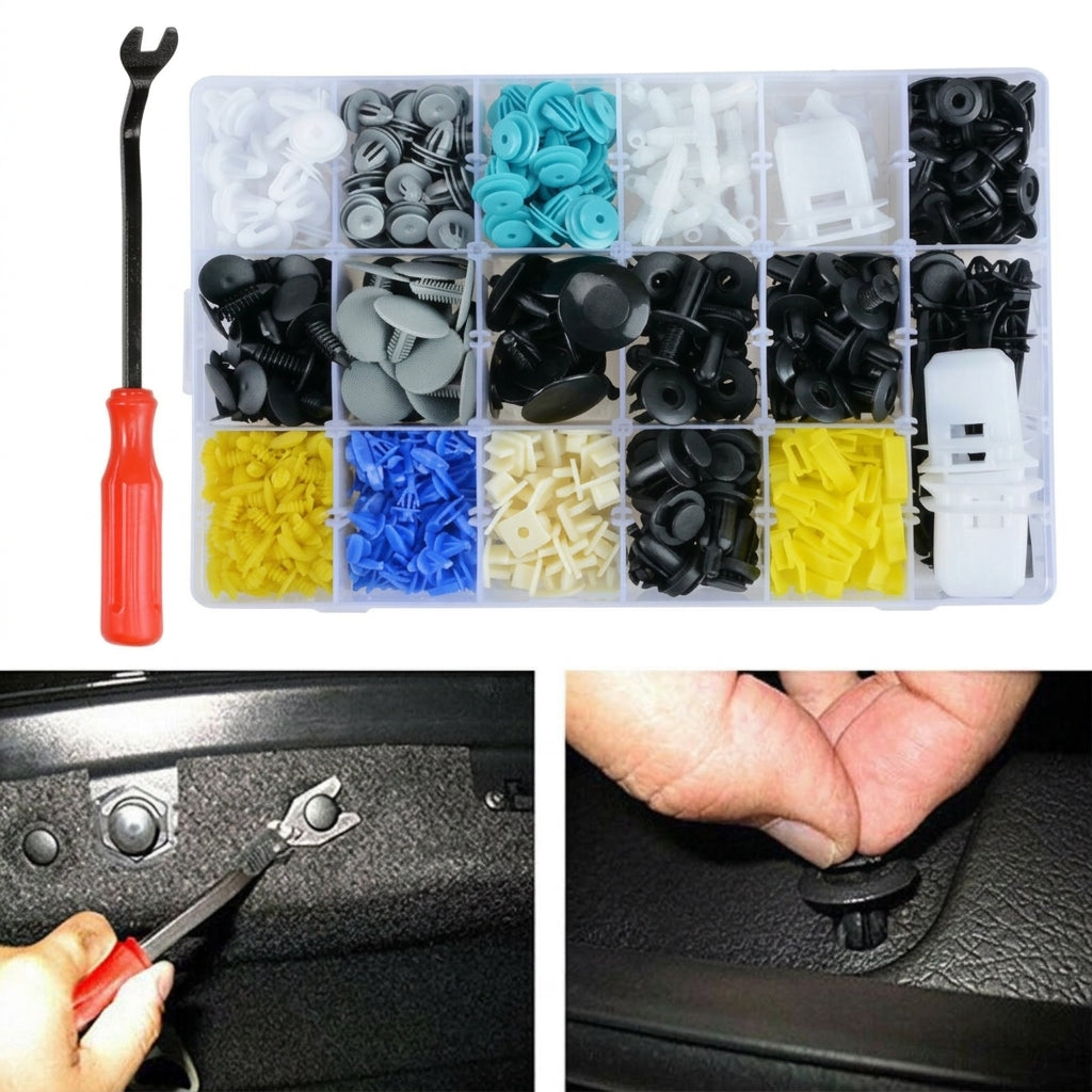Car Buckle Assortment Set - 17 Types Universal