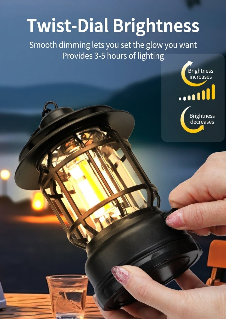 Camping Light - Rechargeable Lantern, Multiple Colors