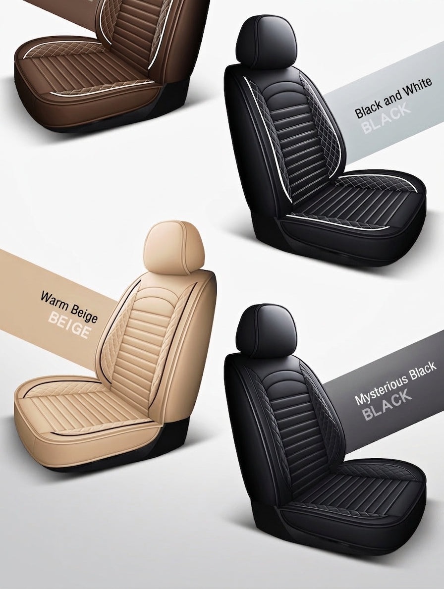 New all-season universal cartoon car seat cushion wholesale, premium feel, full leather, full coverage for small passenger car seat cushions