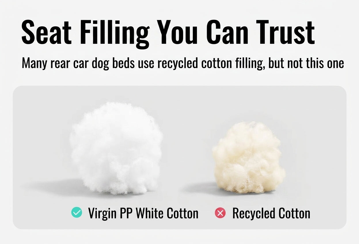 Water-repellent, dirt-resistant, scratch-resistant travel rear car dog bed, convenient for small, medium, and large dog pet supplies dog bed