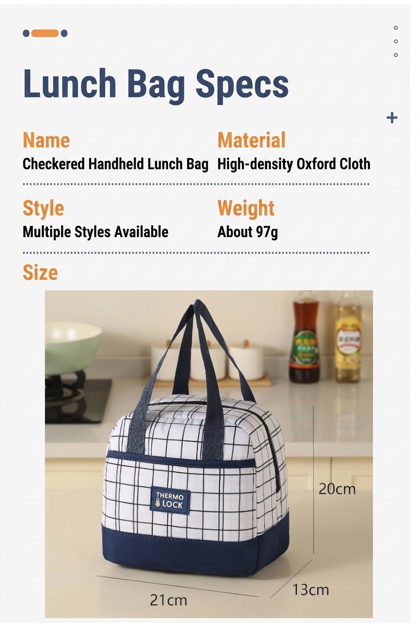 Lunch Bag, Insulated Portable Lunch Box