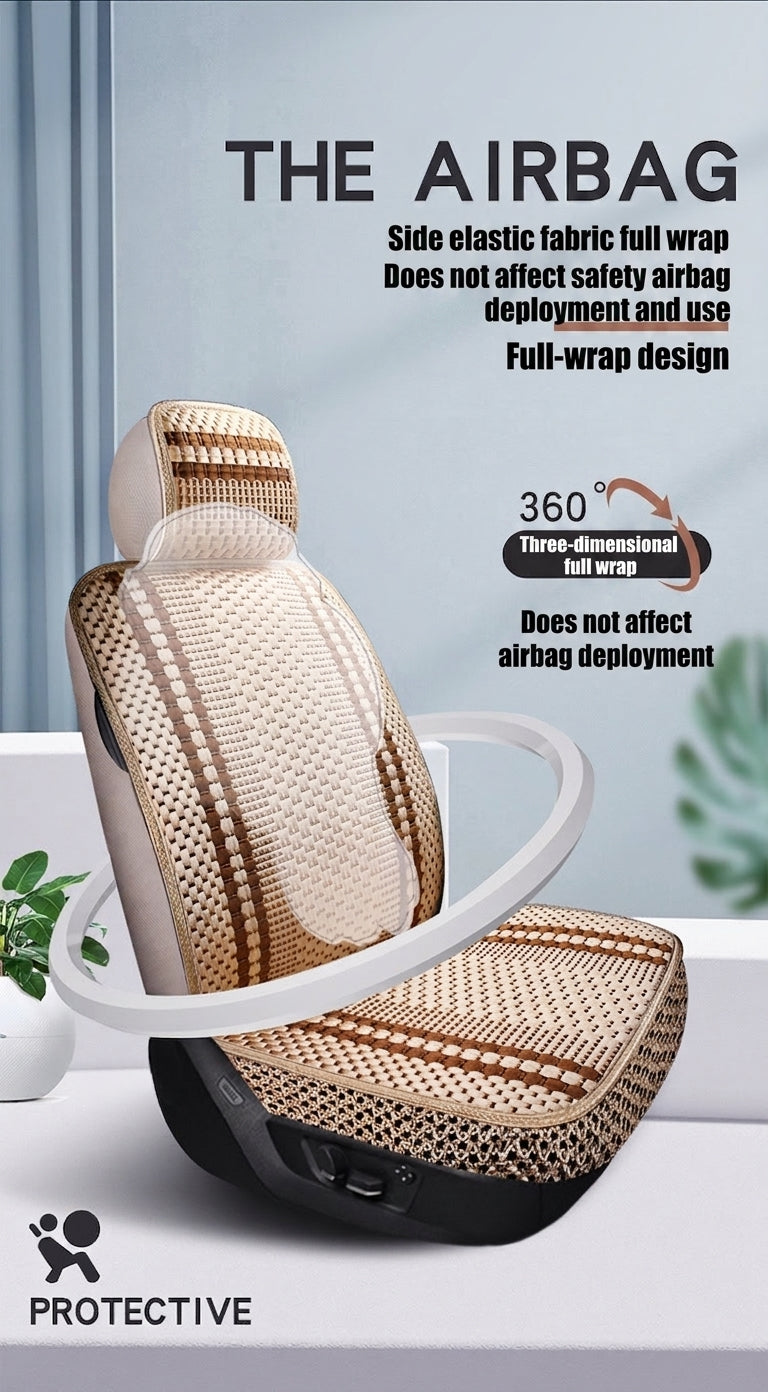 Car Cushion Four Seasons Universal Ice Silk Seat Cover Summer Cool Cushion Single Piece Car Single Pad Wholesale Factory Direct All-Inclusive