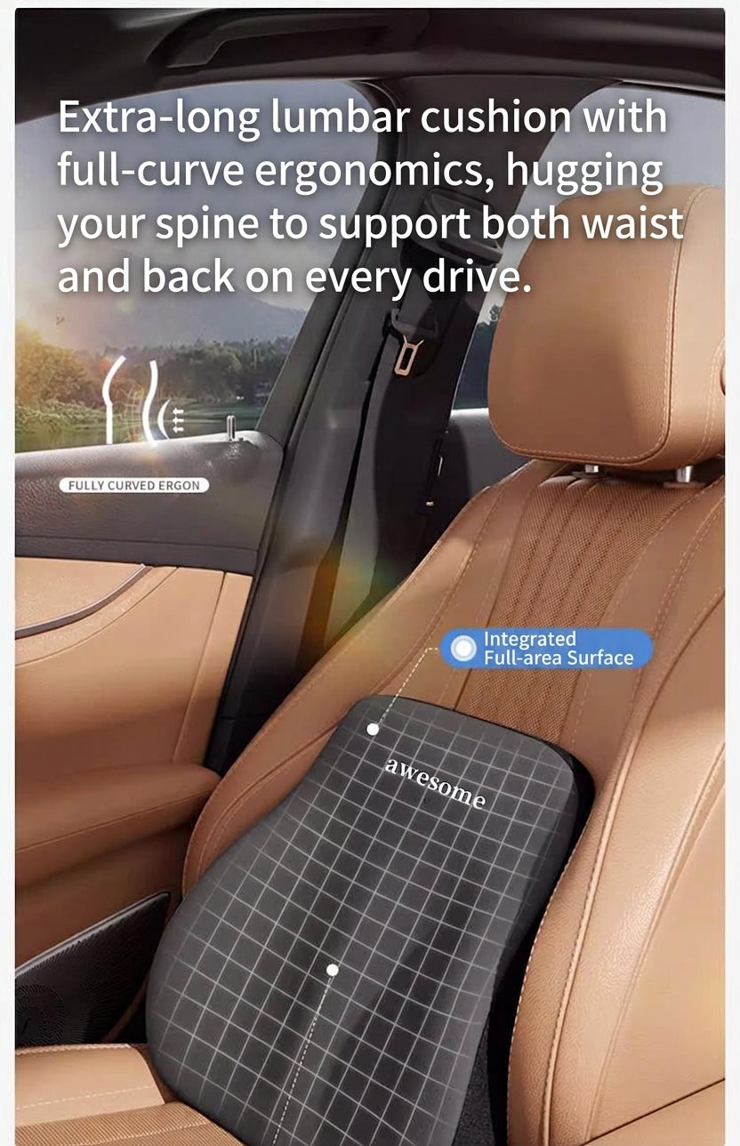 Car headrest, lumbar support, high-quality neck pillow, special pillow in the car, lumbar support, seat backrest, car supplies