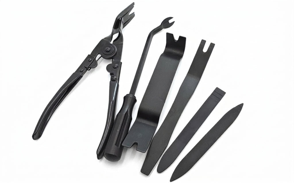 5 pieces, 6 pieces, 7-piece set, car panel car door audio system decoration modification tool, clip screwdriver, pliers, disassembly 3 pieces