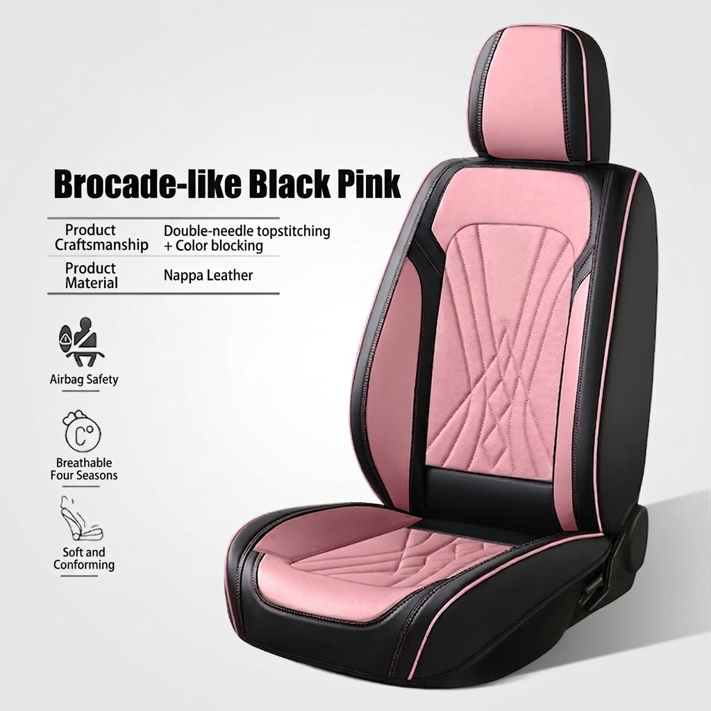 The new Napa leather car cushion is high-end, all-season breathable, perforated, full leather, and fully surrounded seat cover, directly supplied by the manufacturer