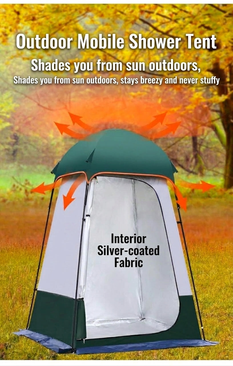 Enlarged and raised outdoor dressing, bathing, tents, camping, beach, fishing tent, model changing mobile toilet tent