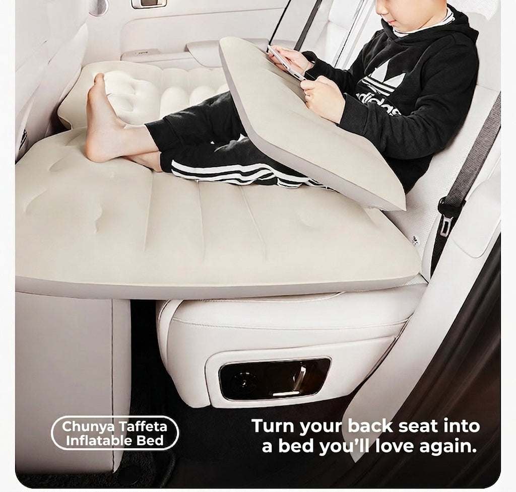 Car rear sleeping mat travel bed car air mat tram automatic charging and discharging portable electric belt leveling inflatable bed