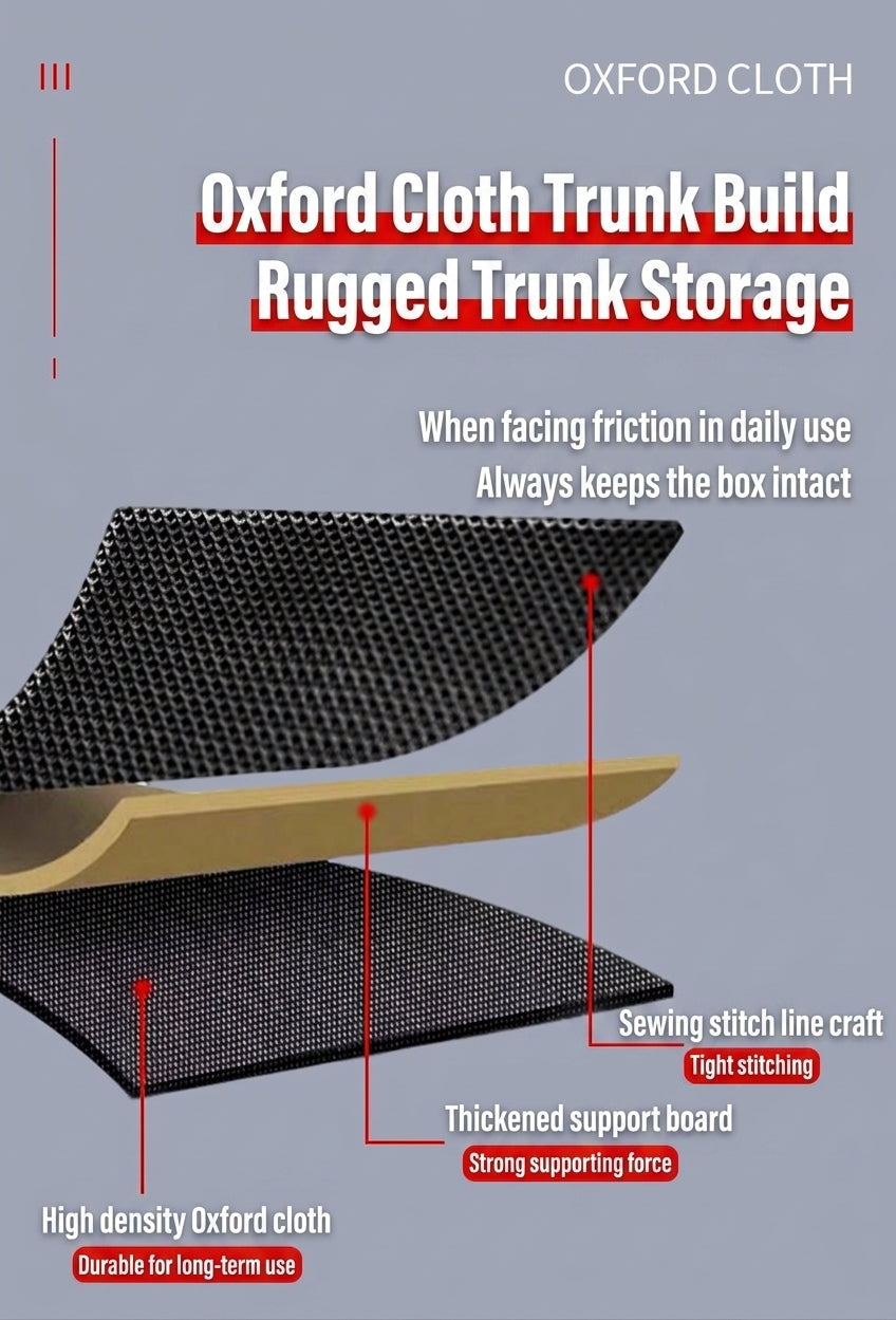 Cross-border car storage box trunk storage box oxford cloth storage box large capacity foldable spot wholesale
