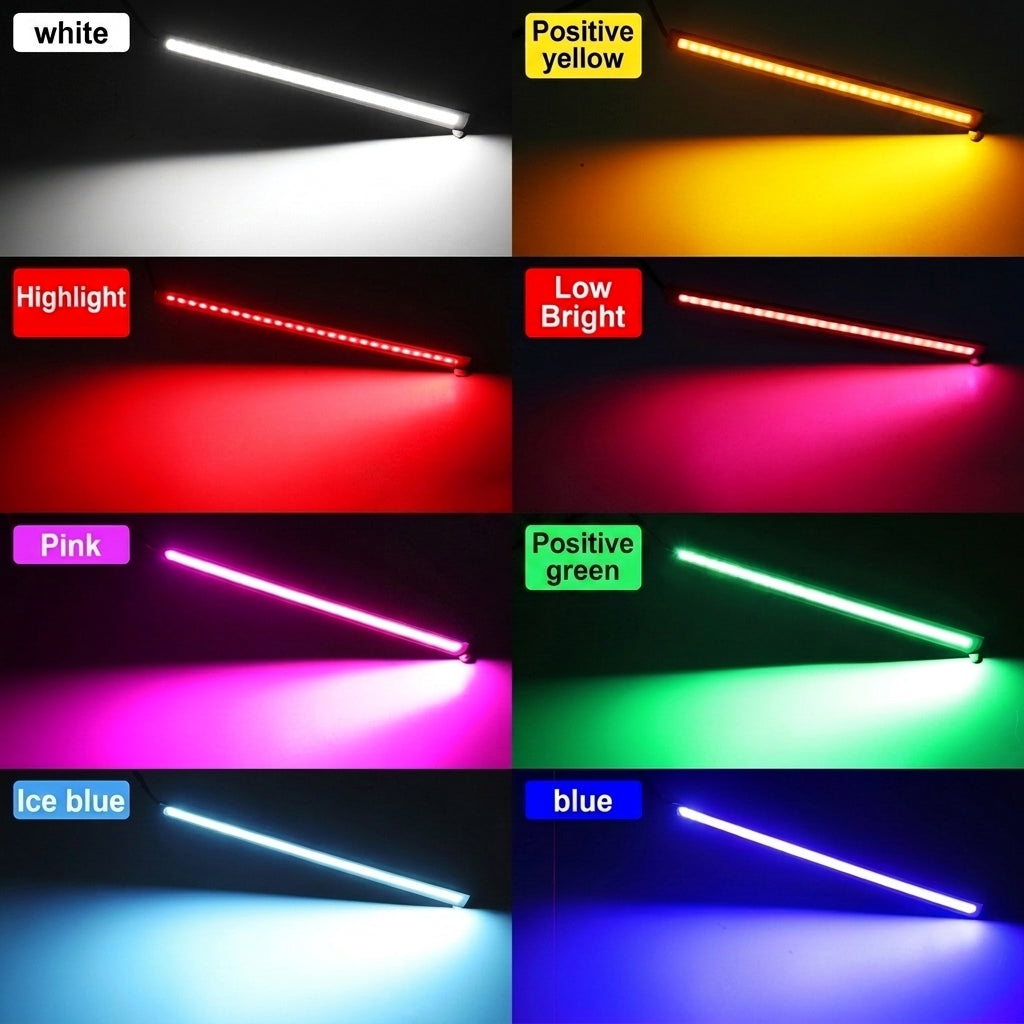 Yade Car Daytime Running Light 17CM COB Ultra Thin High Brightness LED Daytime Running Light Waterproof 12V Decorative Lighting