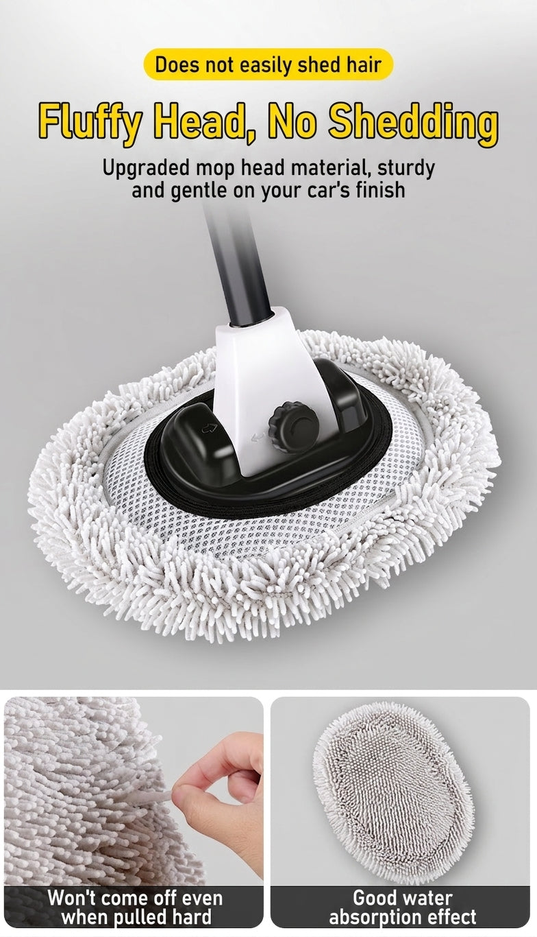 Car Wash Mop Retractable Long Handle Bending Bar Brush Car Brush Car Brush Car Wash Brush Soft Bristle Cleaning Tools Wholesale
