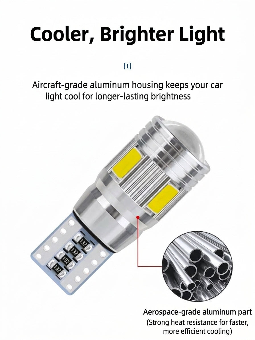 Car LED T10 5730 5630 6SMD Decoding Indicator Indicator Light W5W License Plate Light Reading Light