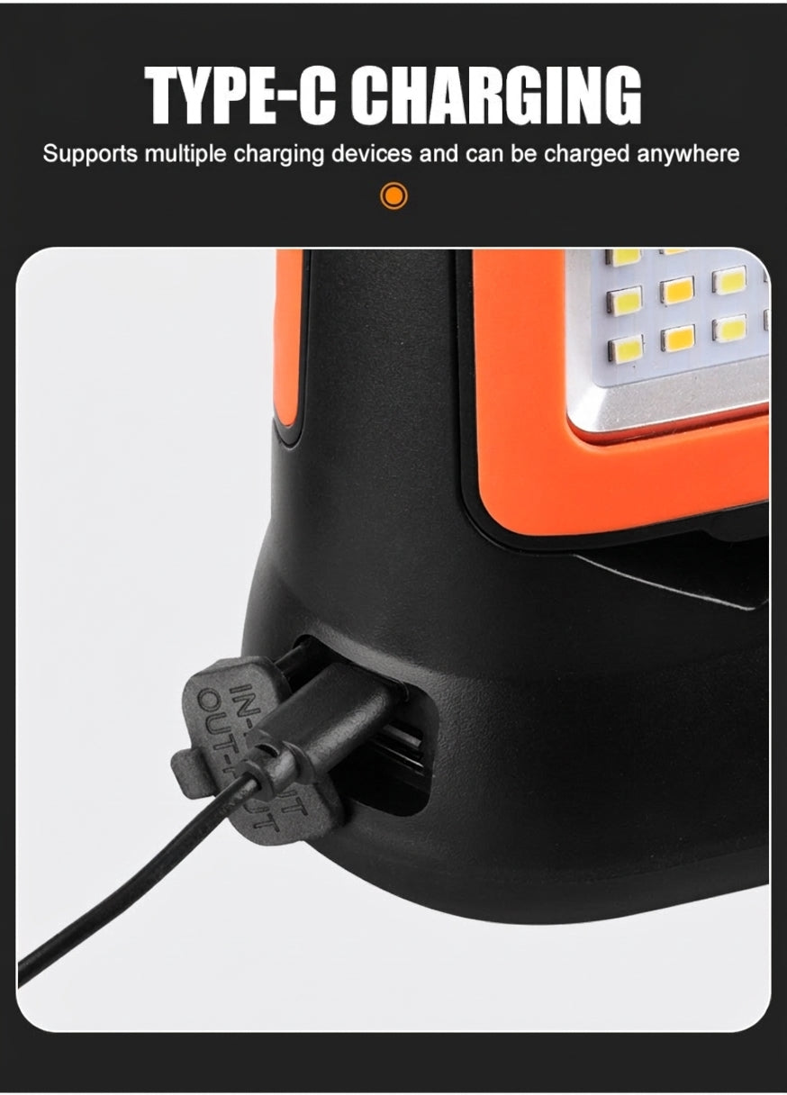 Portable LED Camping Light with Magnetic Attachment