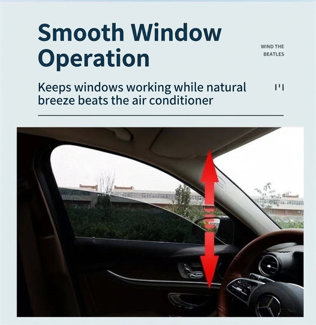 Car Window Sunshade & Mosquito Screen