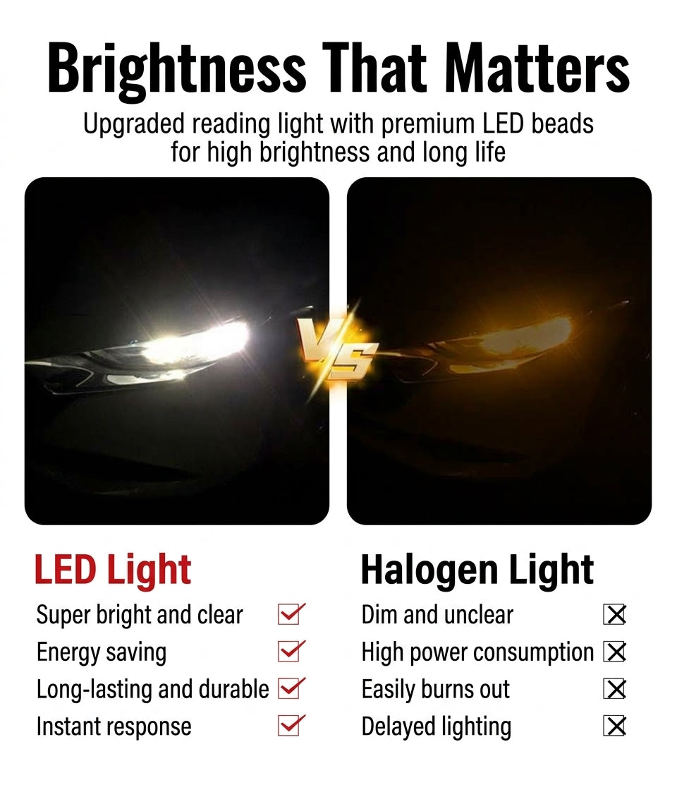 Car LED reading light T10 4014 bead high-brightness focused car instrument light 24SMD decoding small light