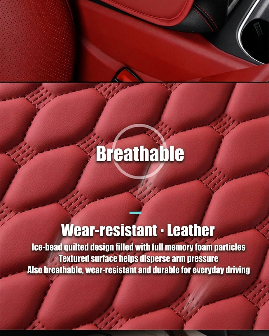 Manufacturer cross-border car armrest box height pad, car goods, double-sided practical storage bag, memory foam armrest box pad