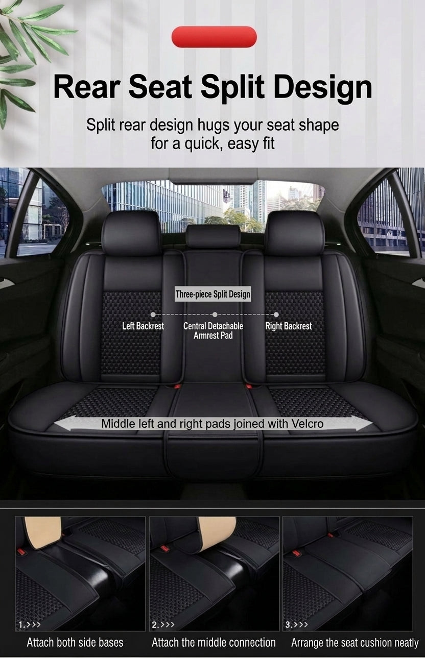 Cross-border foreign trade all-season dedicated seat cover full-coverage car seat cover leather seat cover summer ice silk seat cushion