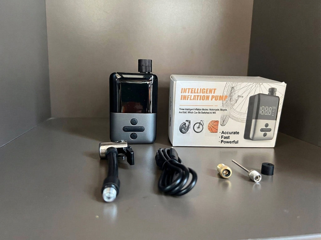 New in-stock ultra-mini mountain road bicycle inflator pump riding AI smart portable electric pump