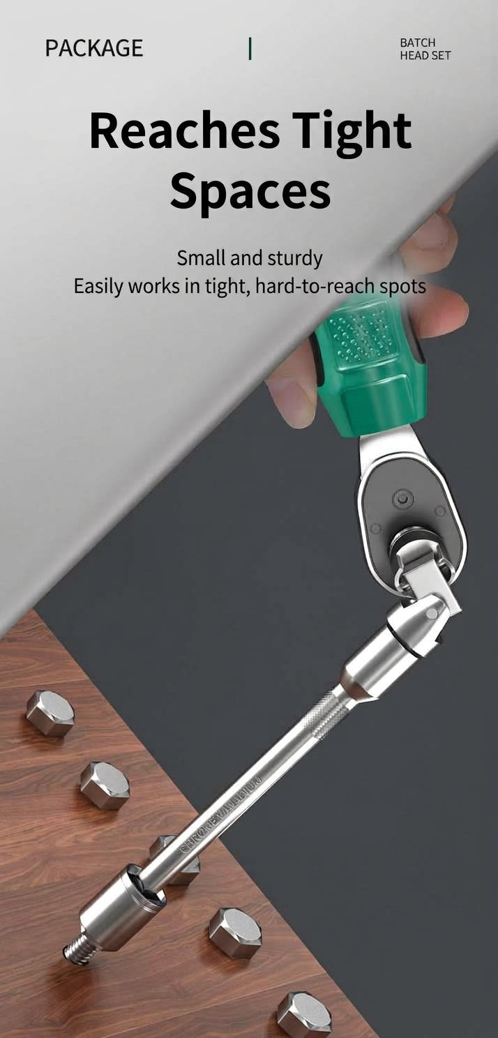 Screwdriver set, motorcycle bike repair tool, repair socket, ratchet wrench, rider tool kit