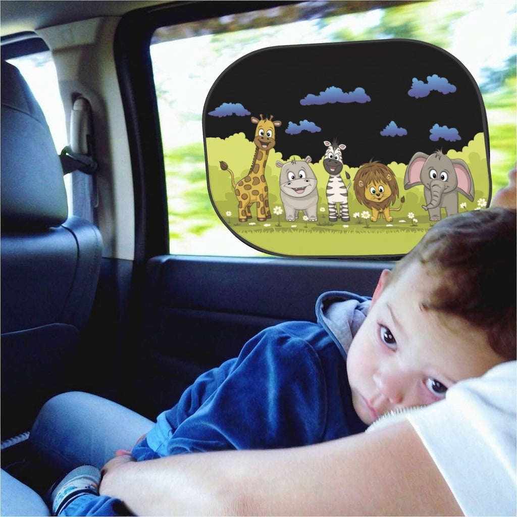 Car Window 80g Mesh Static Absorption Car Side Window Glass Sunshade TEMU Sunshade Full Blackout Wind Protection