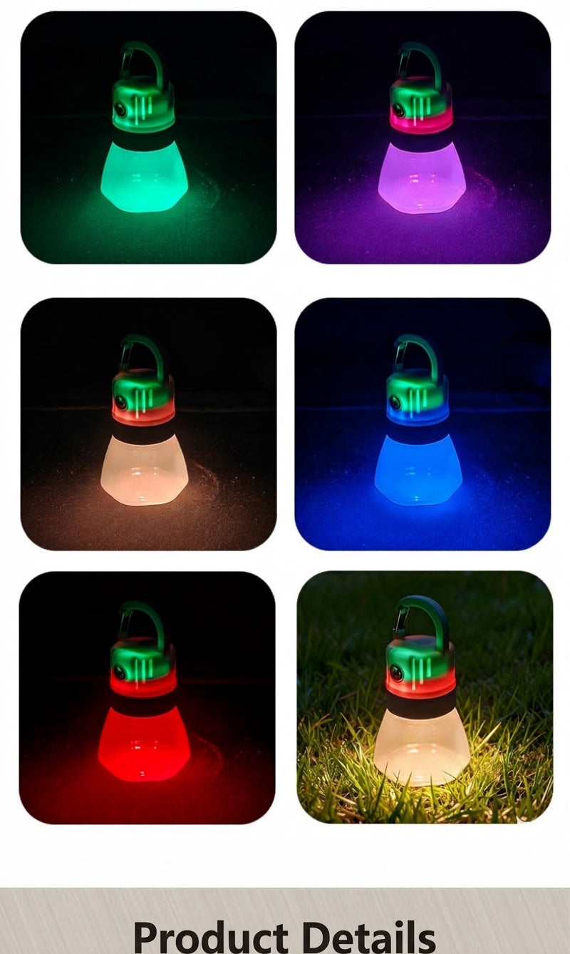 Portable Bottle Cap Light - Gray