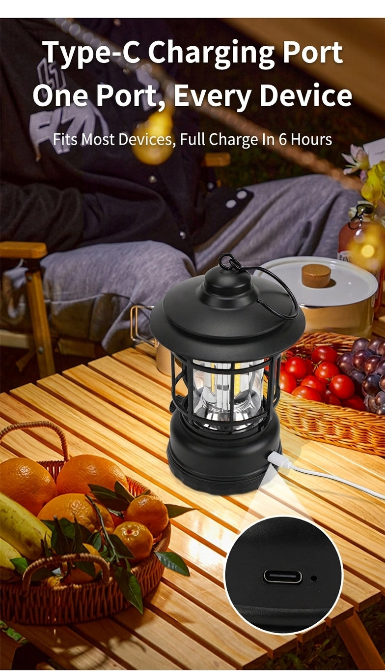 Camping Light - Rechargeable Lantern, Multiple Colors