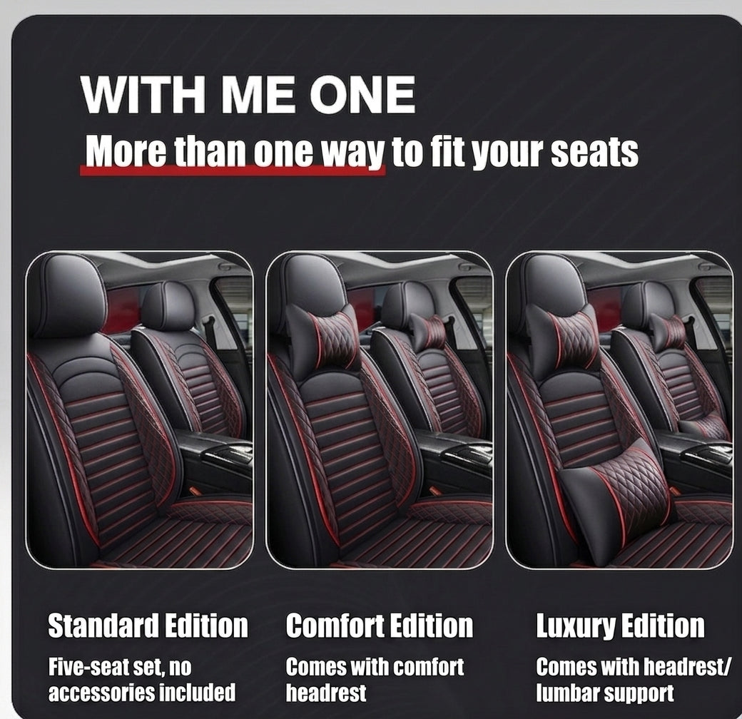 New all-season universal cartoon car seat cushion wholesale, premium feel, full leather, full coverage for small passenger car seat cushions