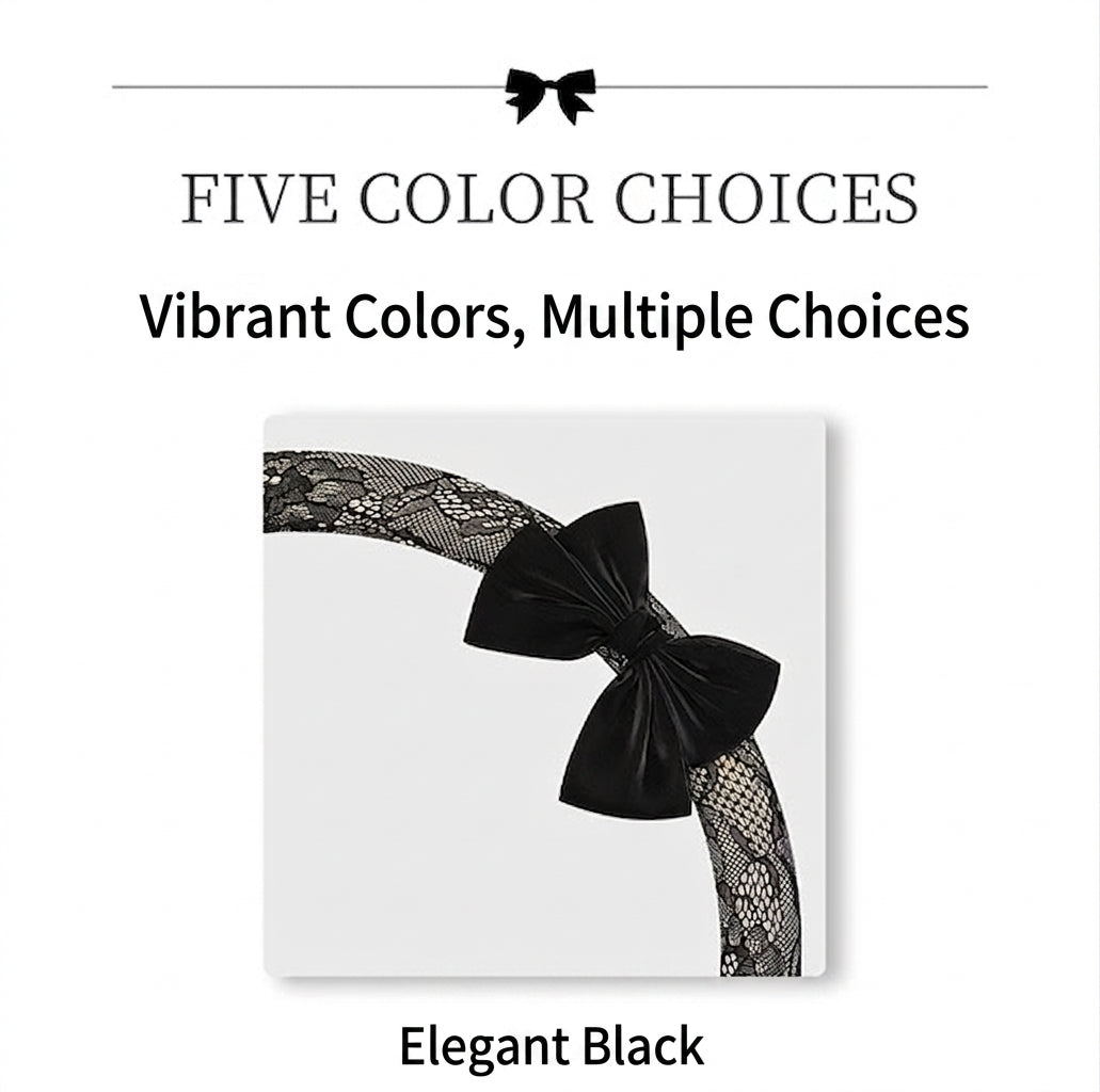 Lace car steering wheel cover, anti-slip decoration, all-season universal one-piece dropshipping, cross-border e-commerce trending sporty style