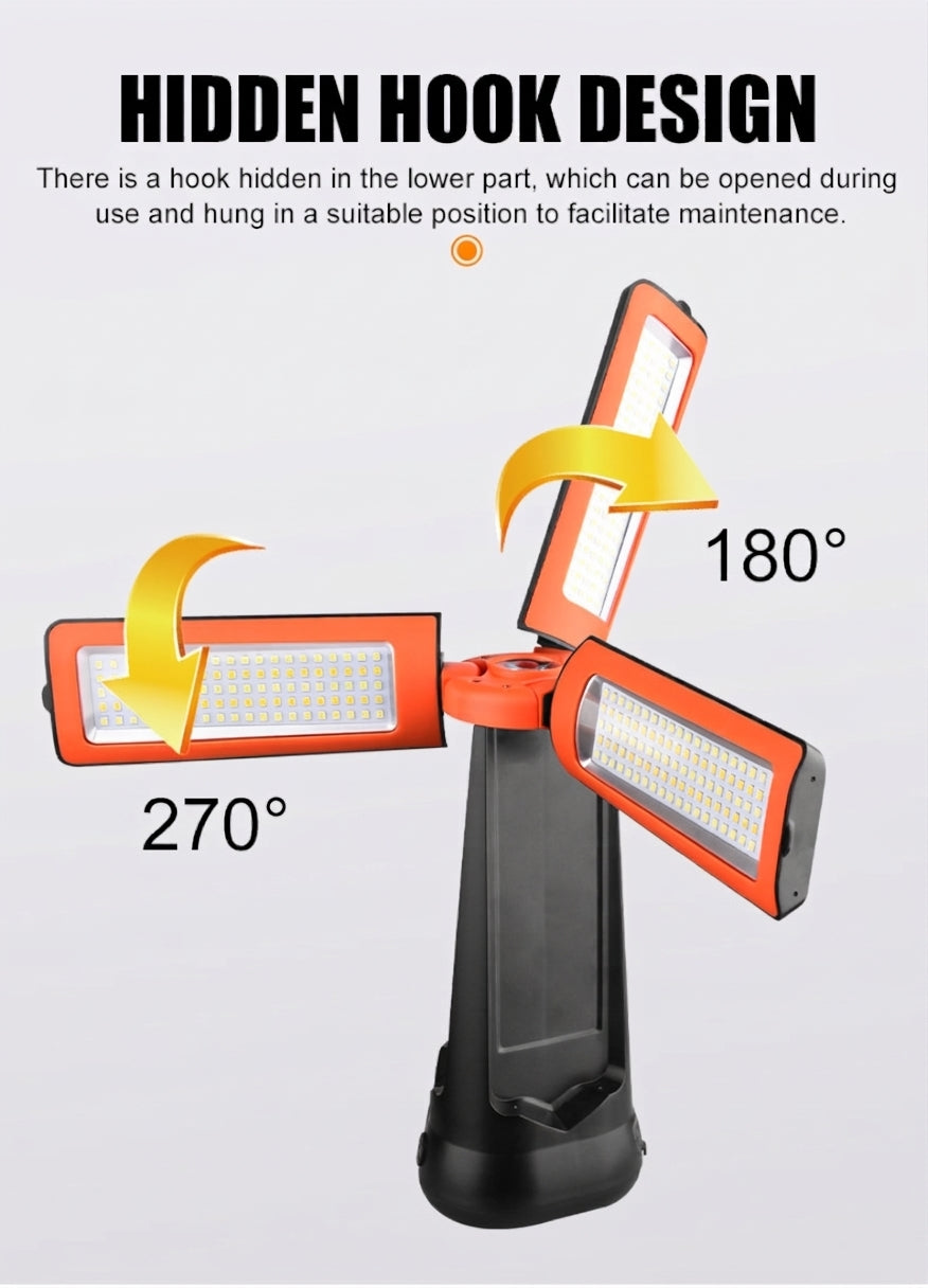 Portable LED Camping Light with Magnetic Attachment