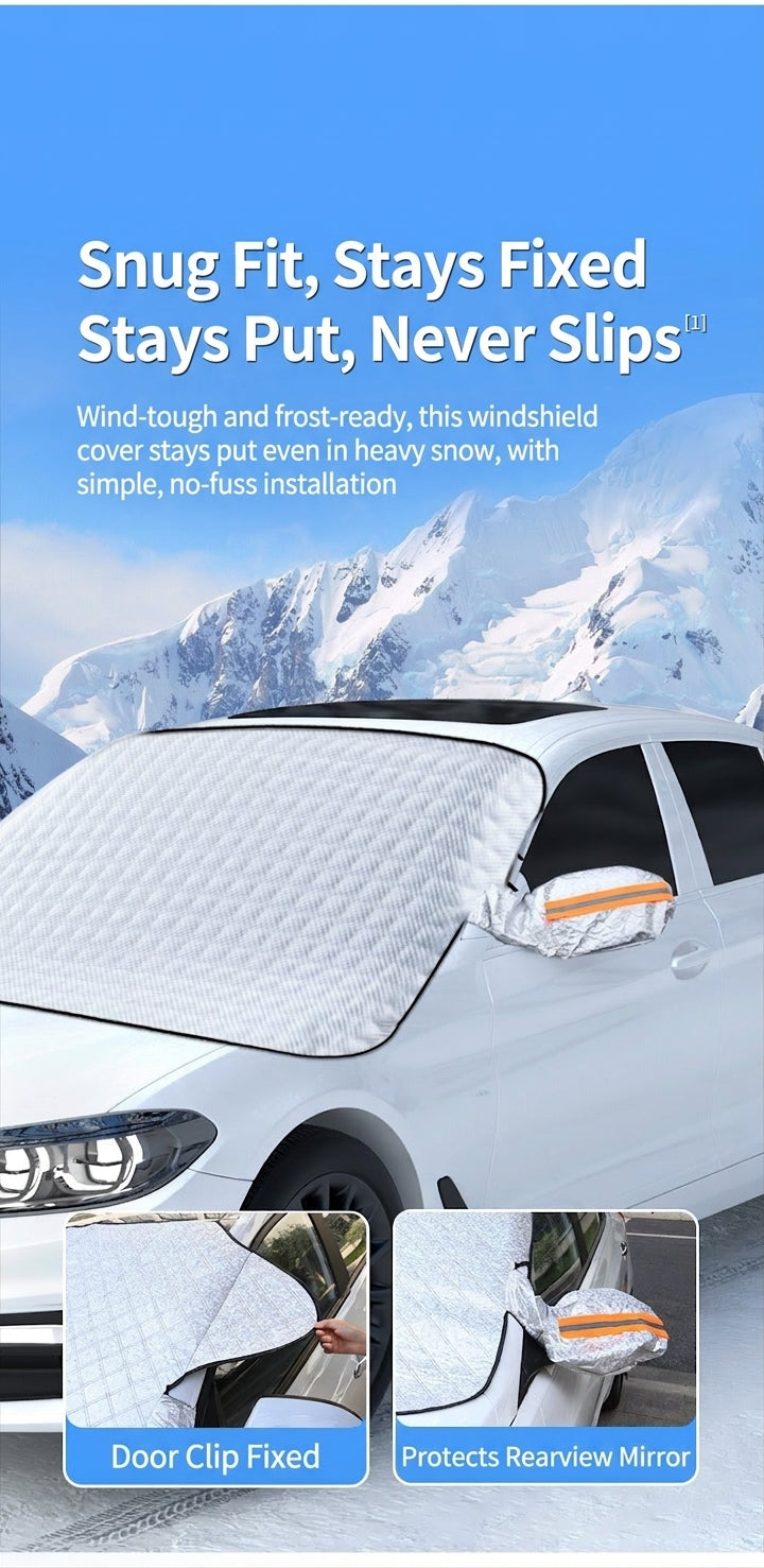 Car Windshield Snow Cover - Frost & Sun Protection