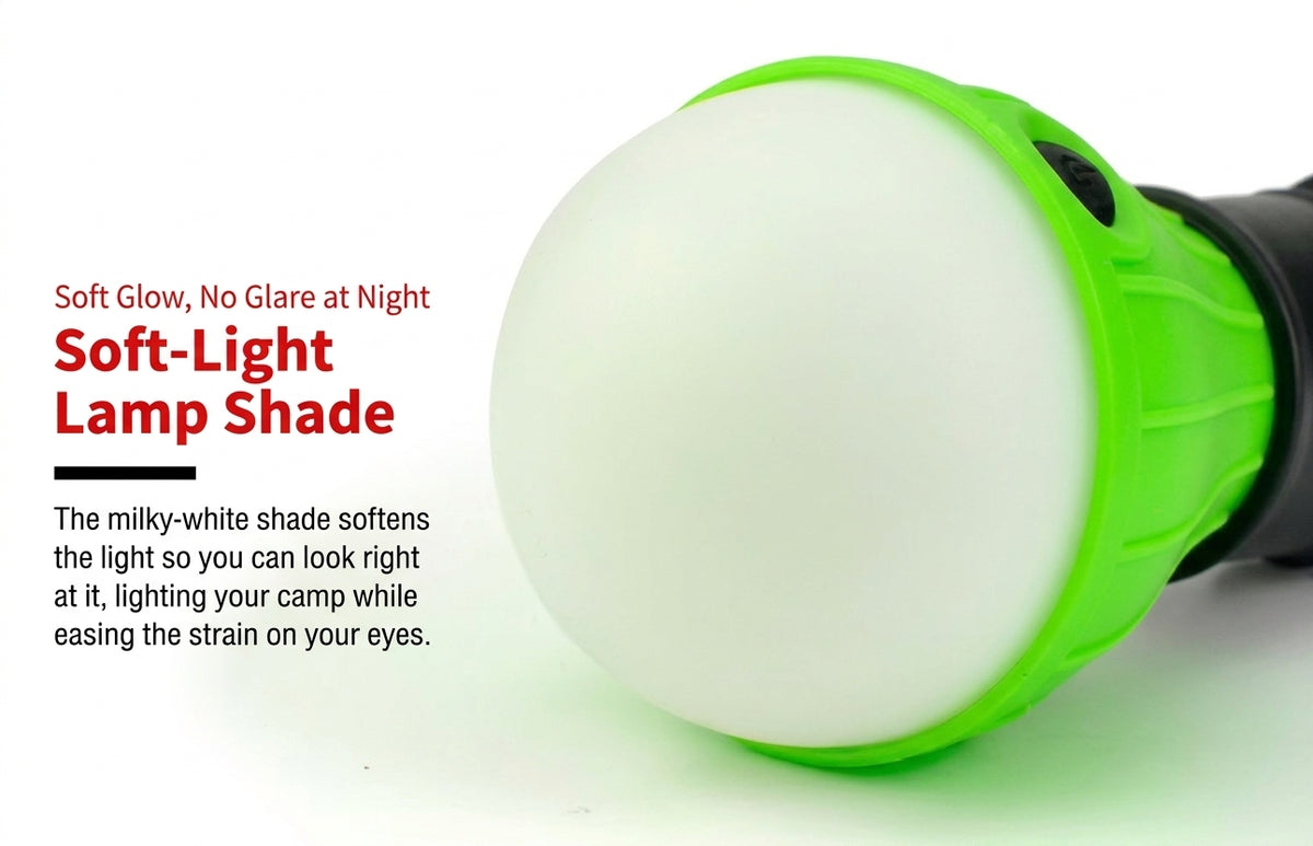 Portable LED Camping Lamp with Carabiner Hook