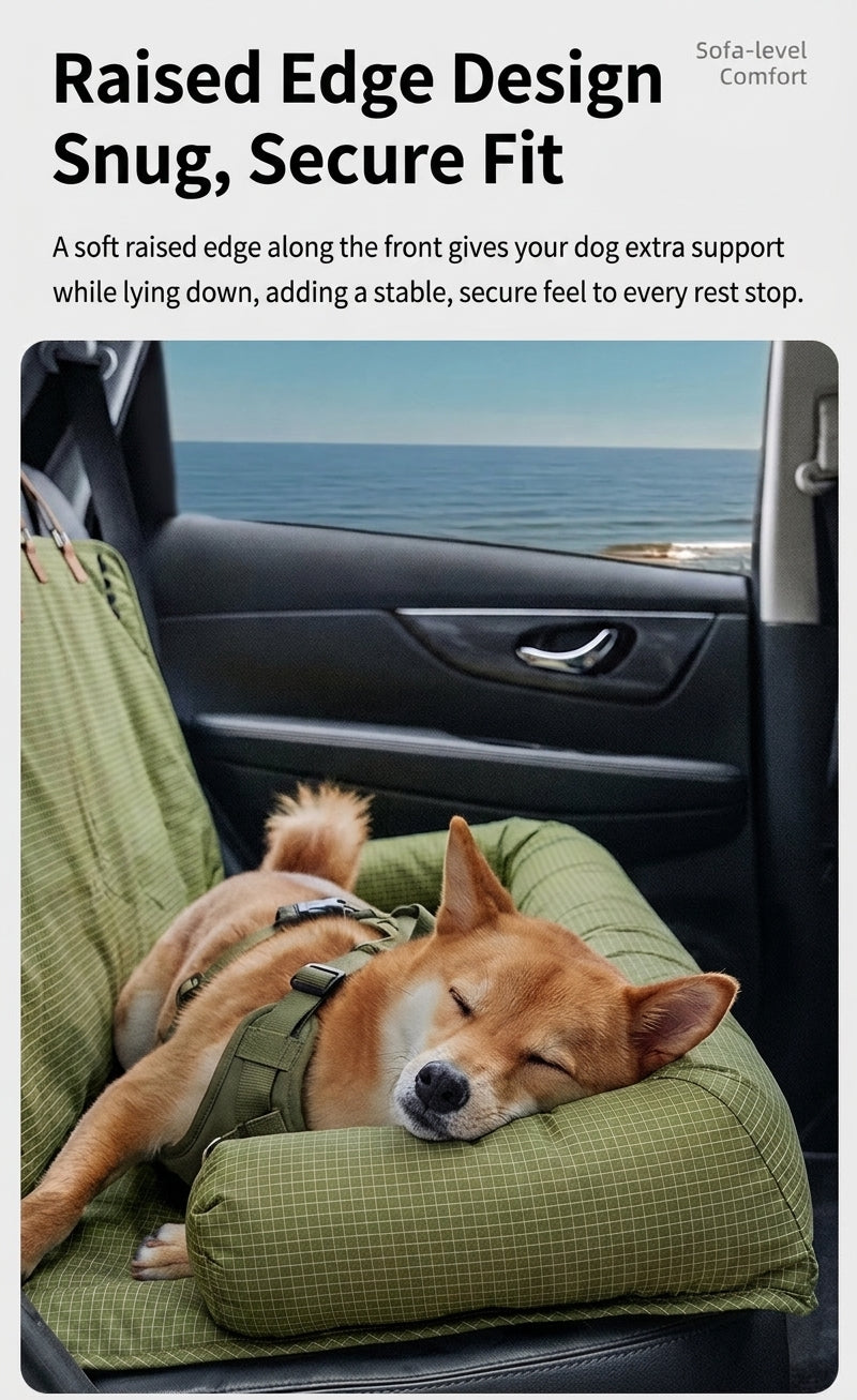 Water-repellent, dirt-resistant, scratch-resistant travel rear car dog bed, convenient for small, medium, and large dog pet supplies dog bed