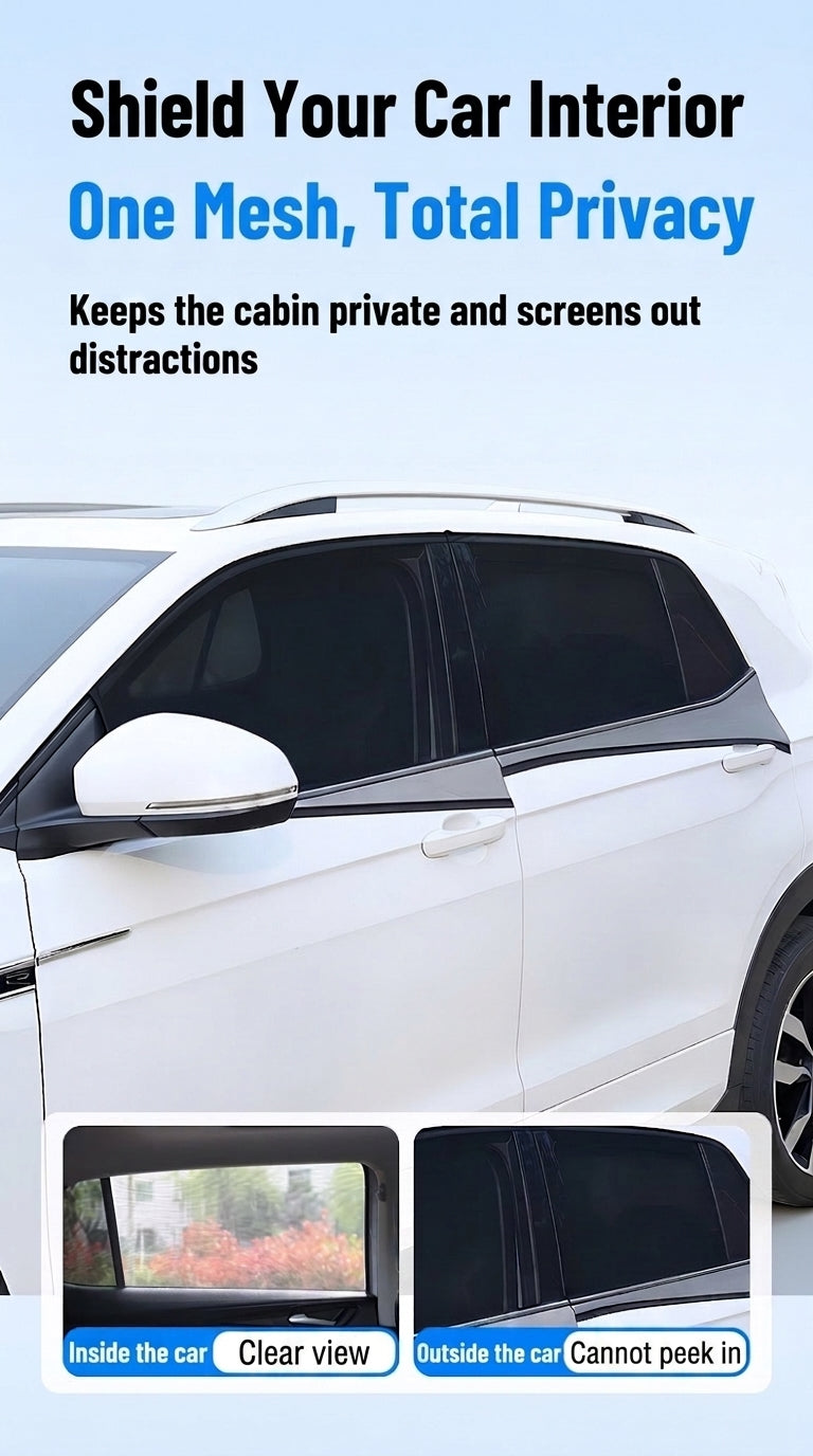 Car Window Mosquito Screen, Universal Fit